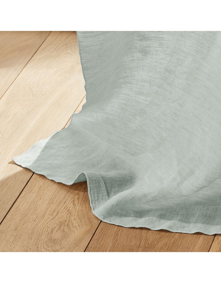Romane 100% Washed Linen Curtain - 3