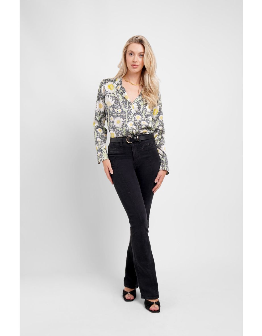 Blazer Shirt / "Daisies"