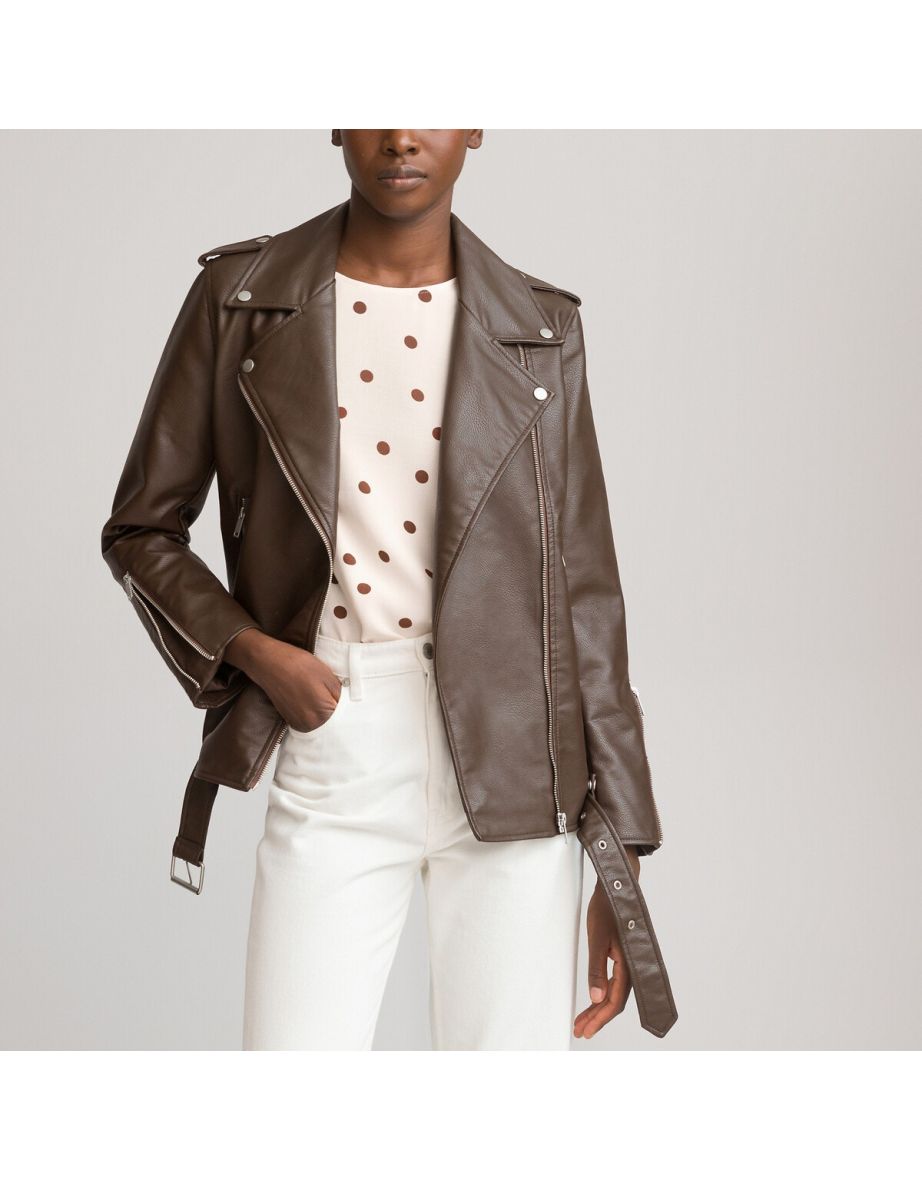 Shop La Redoute Biker Jacket Online in Qatar VogaCloset