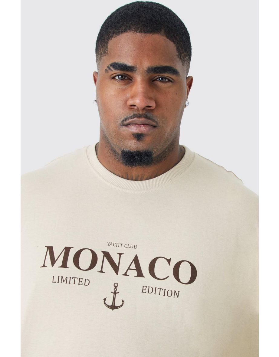 Shop Plus Oversized Monaco Limited Edition T shirt Online in Bahrain VogaCloset