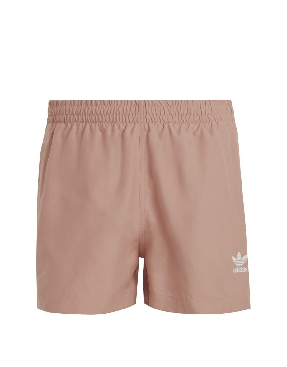 Men's adidas Originals 3 Stripes Swim Shorts in Pink
