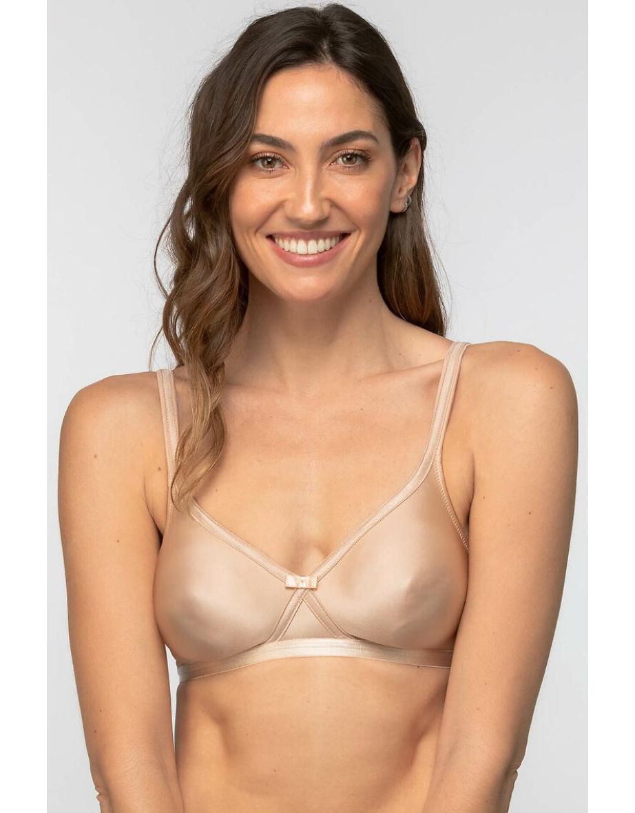 Cross Your Heart Satin Bra without Underwiring
