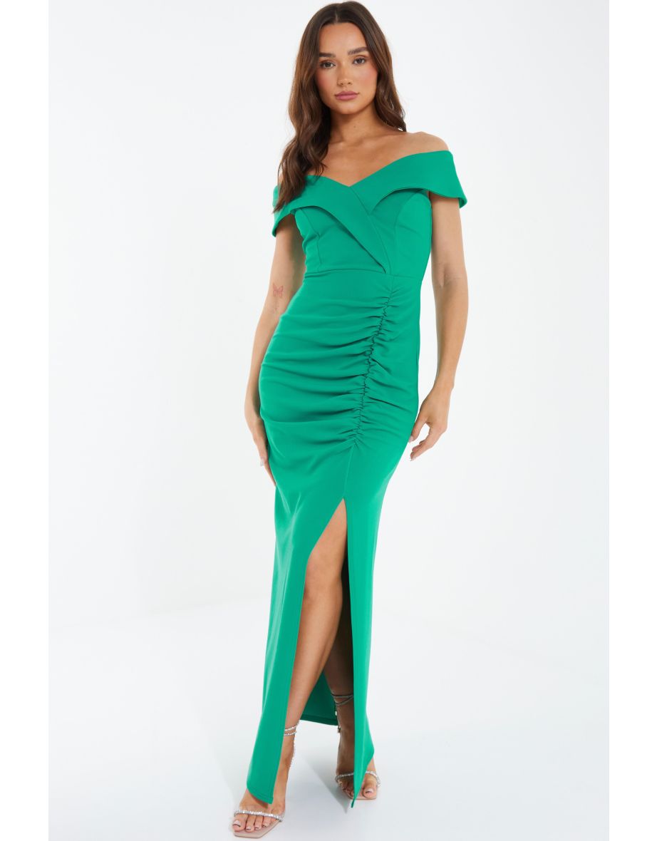 Green bardot shop dress quiz