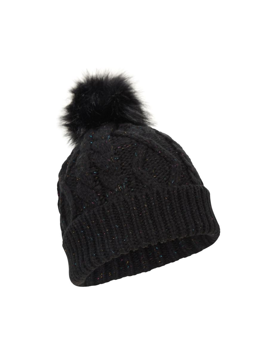 Mountain Warehouse Womens/Ladies Storm Waterproof Beanie - Black - 3