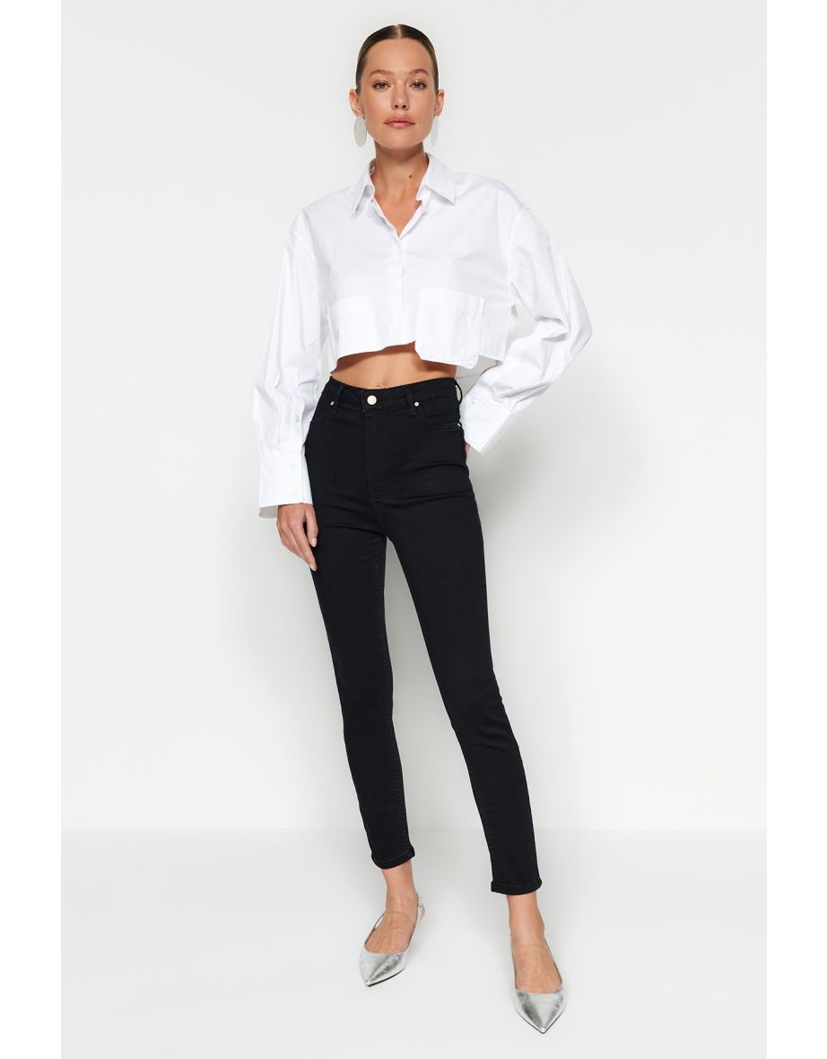 Black High Waist Jegging Jeans
