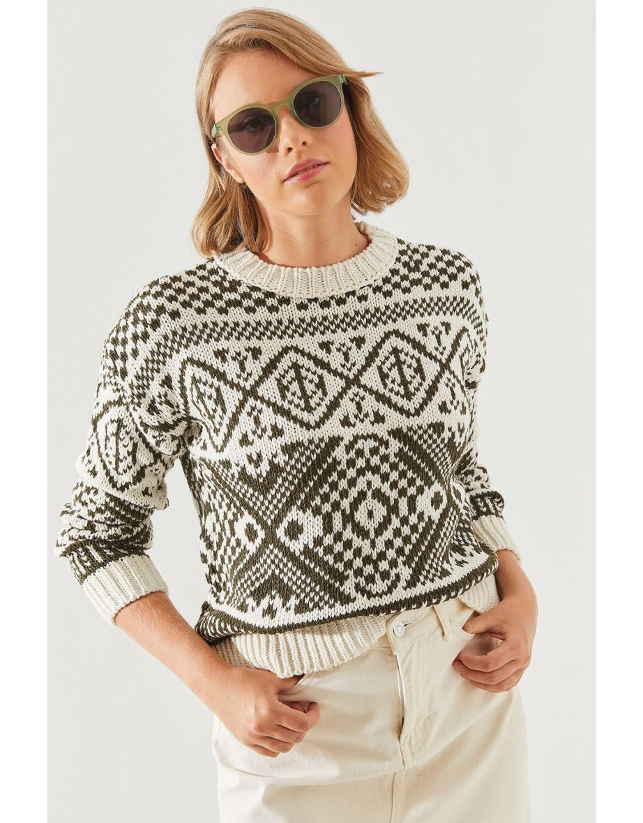 Women's Jacquard Sweater