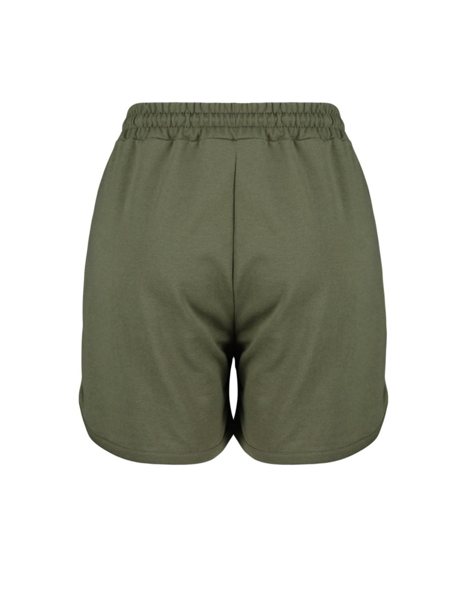 Plus Size Shorts & Bermuda - Khaki - High Waist - 7