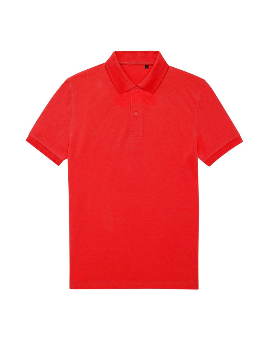 B&C Mens My Eco Polo Shirt - Red