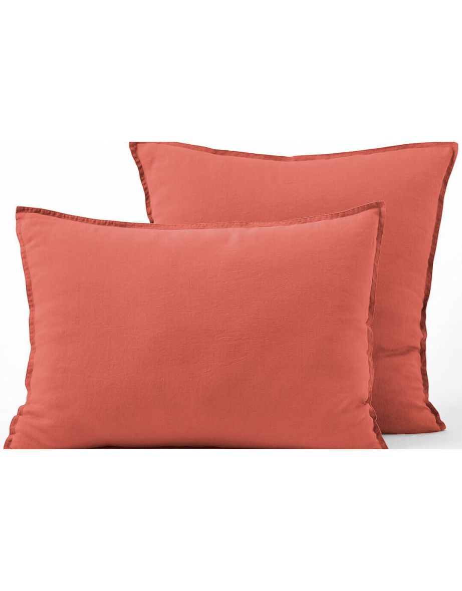 Elina 100% Washed Linen Pillowcase