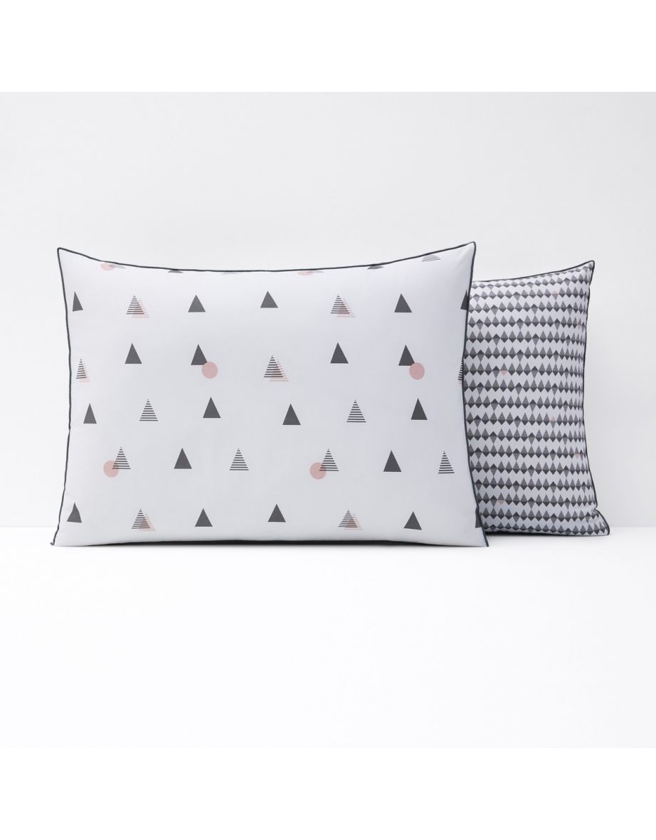 DIGNA Geometric Print Cotton Percale Pillowcase - 2