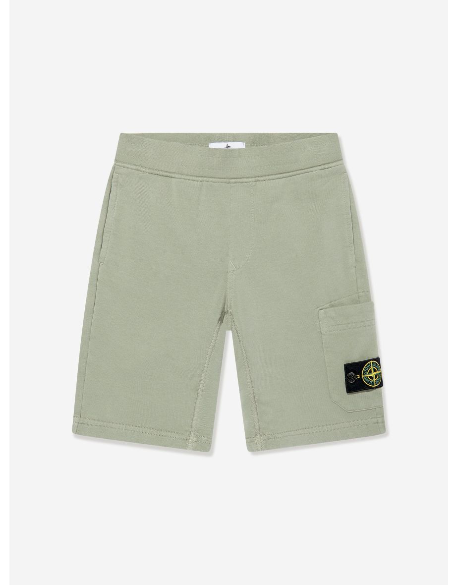 Boys Logo Pocket Shorts in Brown