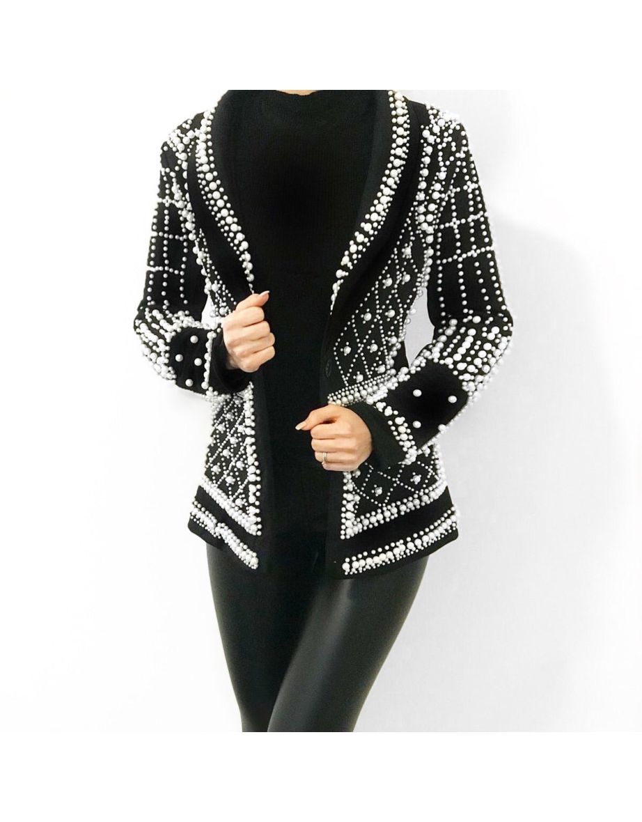 Beaded blazer store