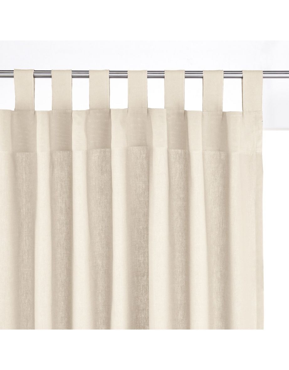 Scenario Cotton Tab Top Single Curtain