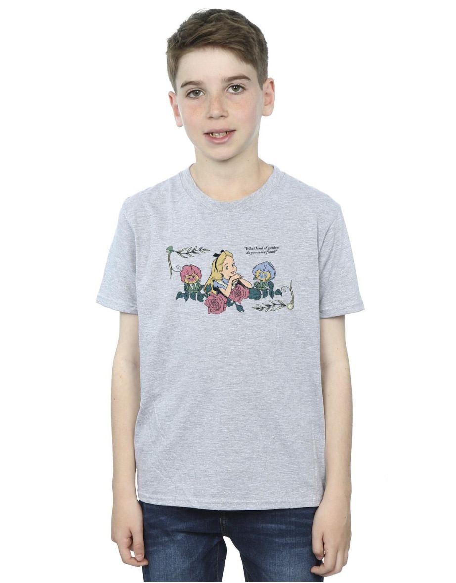 Disney Boys Alice In Wonderland What Kind Of Garden T-Shirt