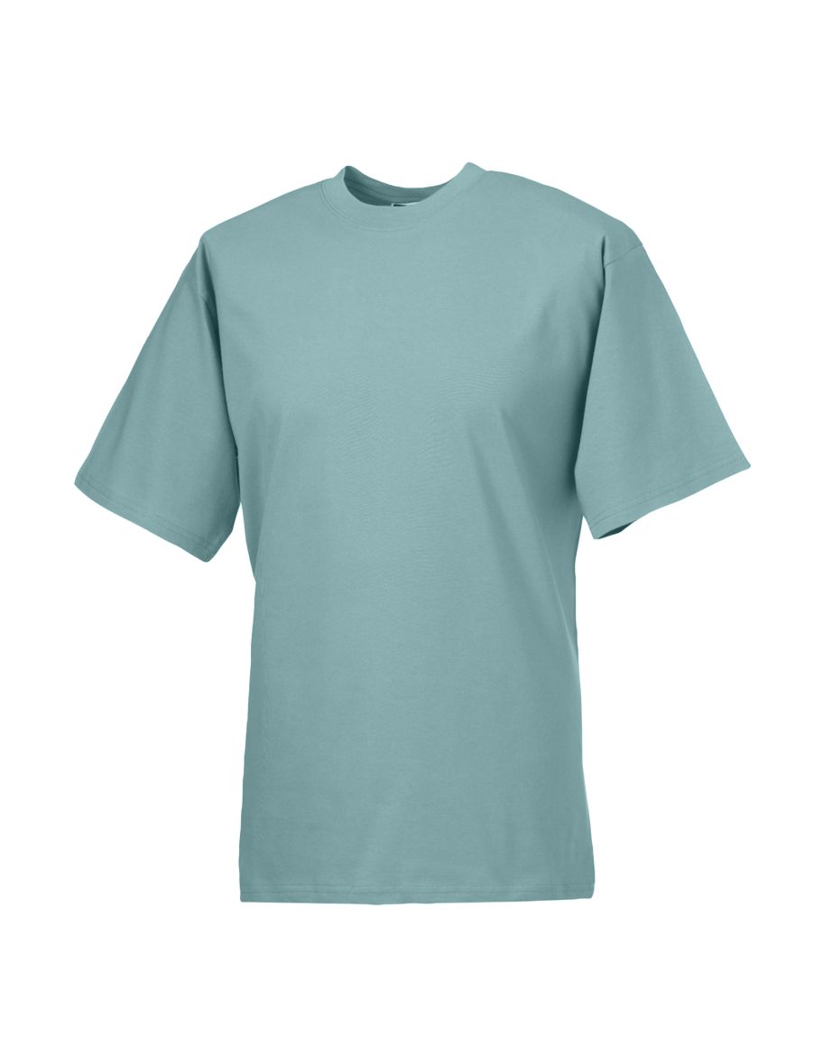 Jerzees Colours Mens Classic Short Sleeve T-Shirt - Mineral Blue
