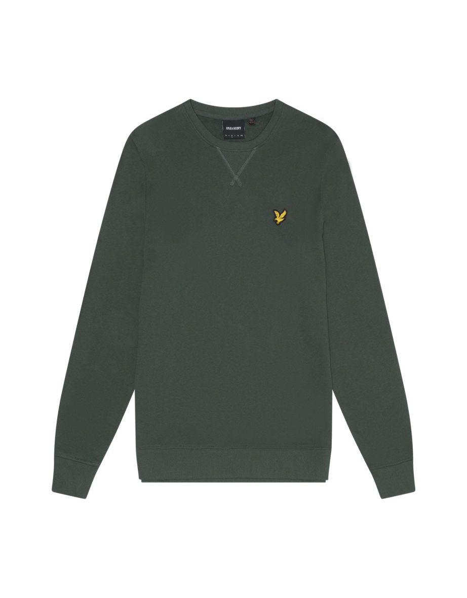 Men's Lyle And Scott Crewneck Sweatshirt in Green - 4