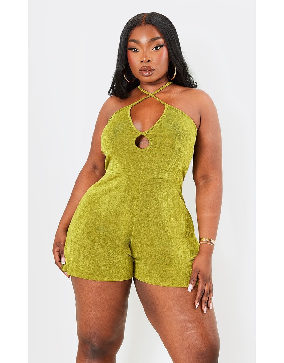 Olive playsuit clearance