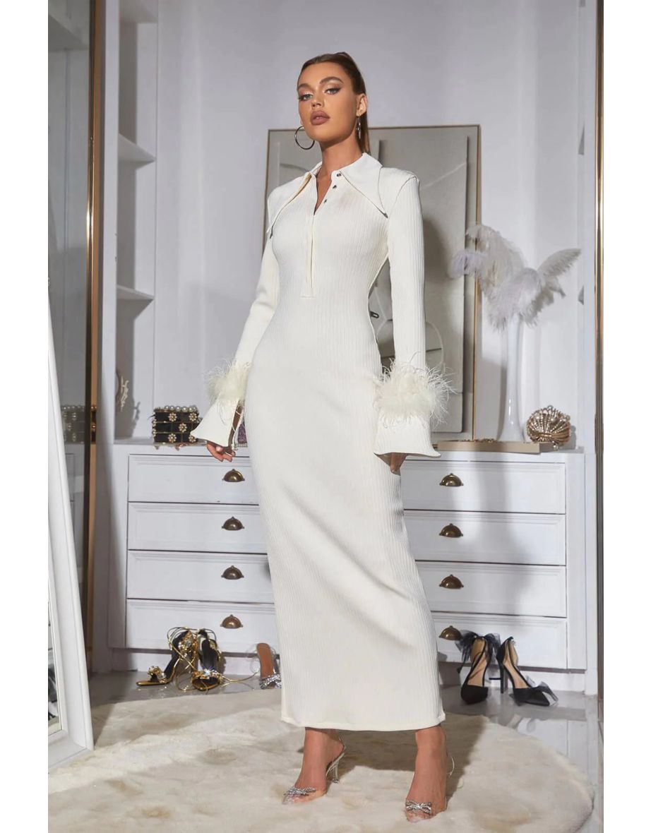 Bandage dress outlet long sleeve