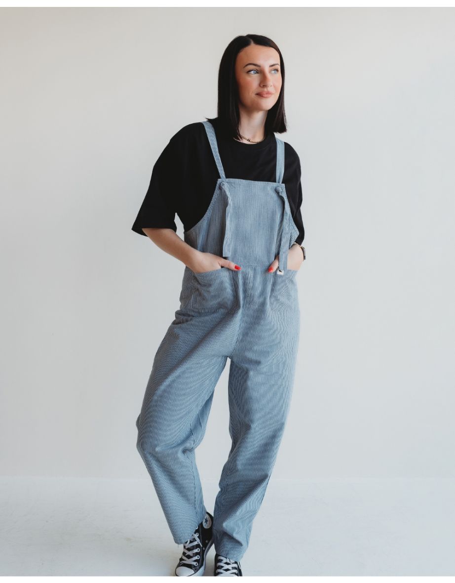 Non denim dungarees hot sale