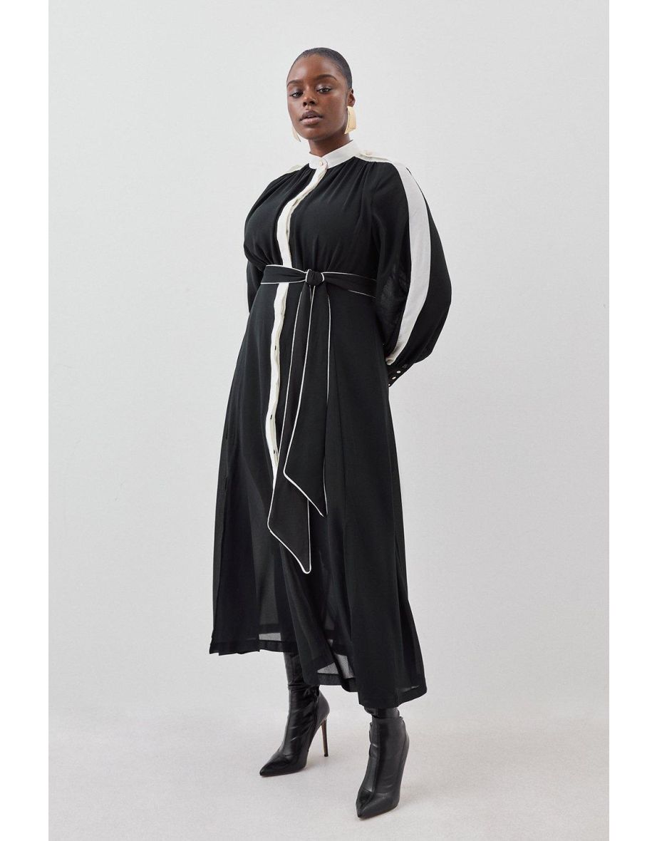 Karen millen monochrome dress online