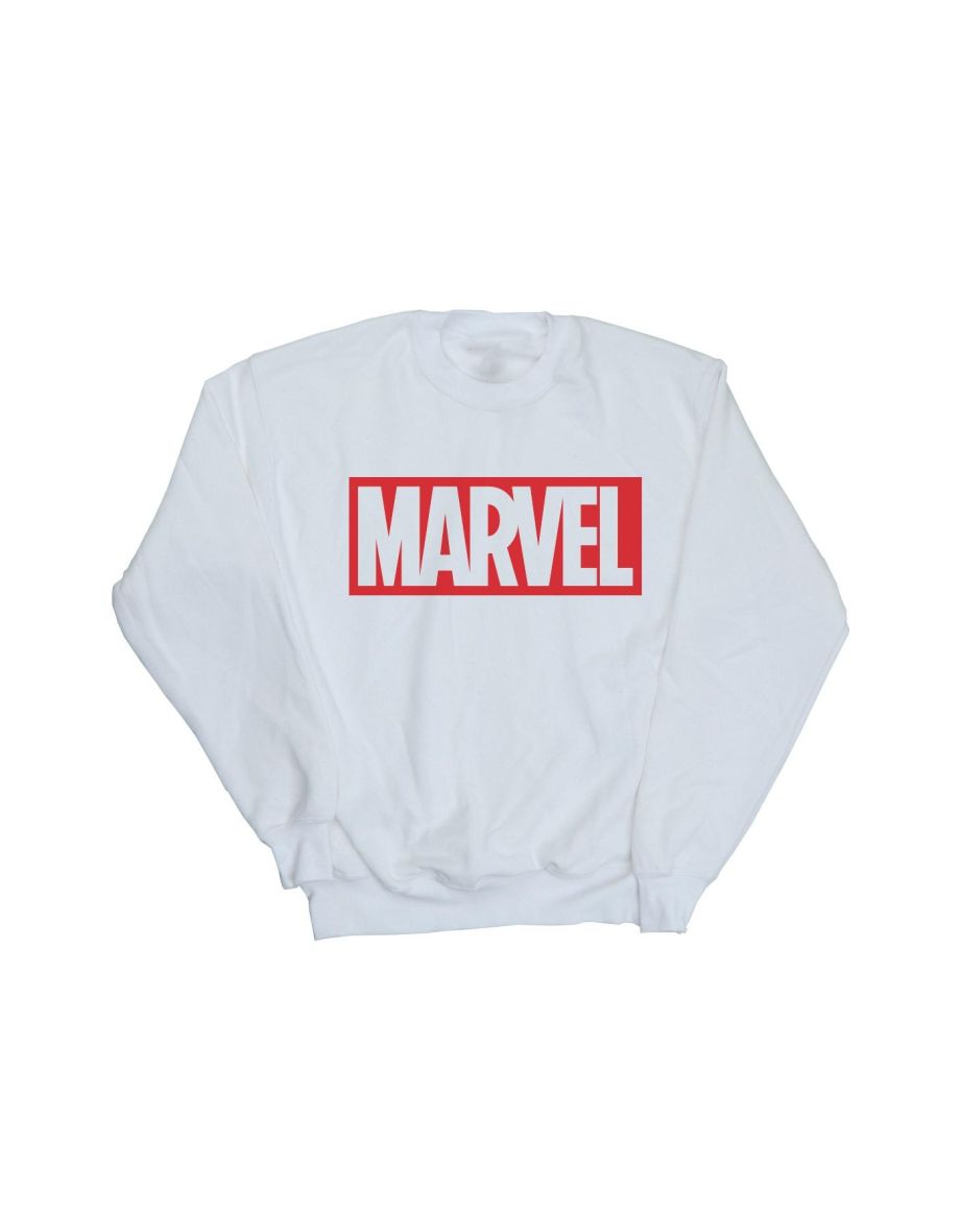 White marvel sweatshirt sales