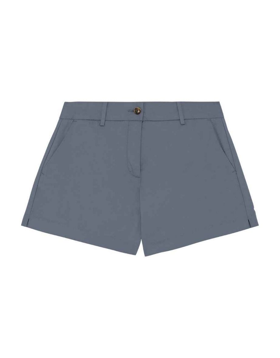 Native Spirit Womens/Ladies Chino Shorts - Mineral Grey