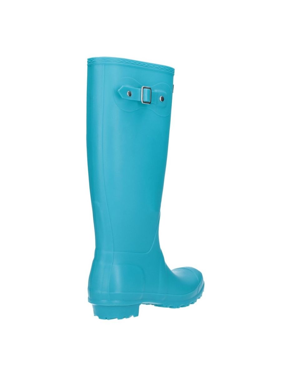 Cotswold Sandringham Buckle-Up Womens Wellington Boots - Turquoise - 3