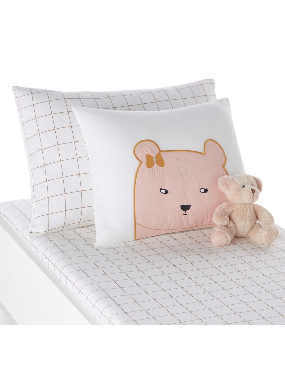 Annabella Teddy Bear 100% Cotton Pillowcase