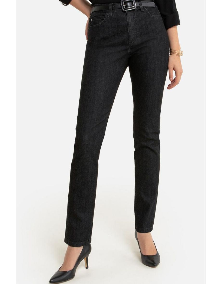 Regular Fit Straight Jeans, Length 30.5''