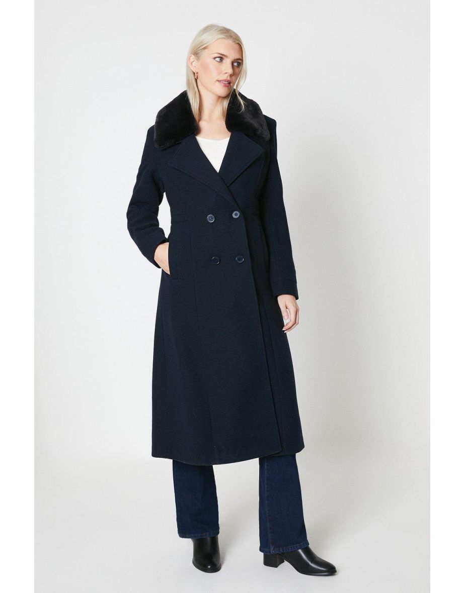 Principles navy on sale coat