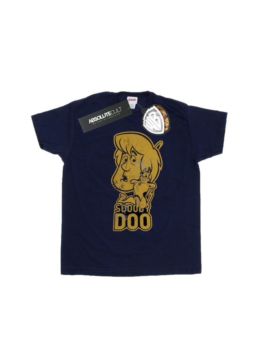 Scooby Doo Boys And Shaggy T-Shirt - Navy Blue