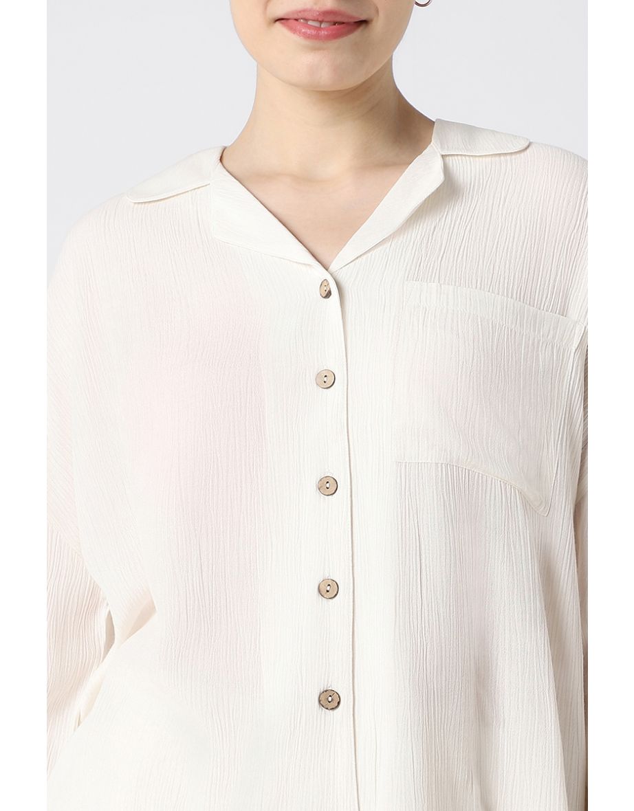 Textured Women Shirt - 5