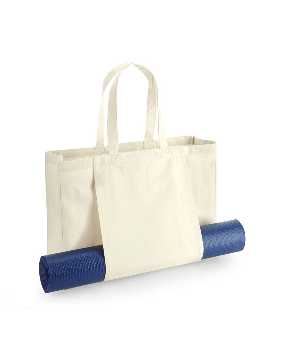 Westford Mill EarthAware Organic Yoga Tote Bag - Natural - 1