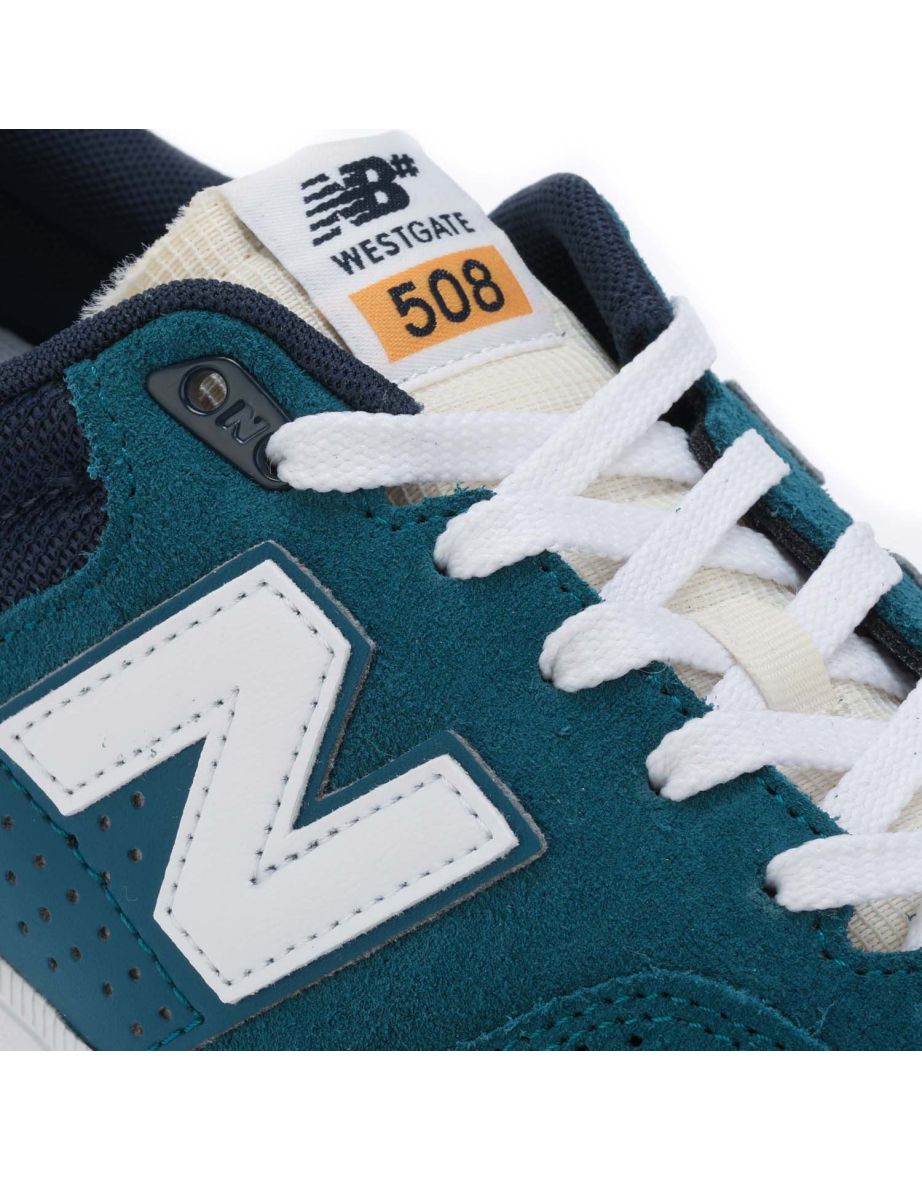 Men's New Balance Numeric Brandon Westgate 508 Trainers in Turquoise - 4