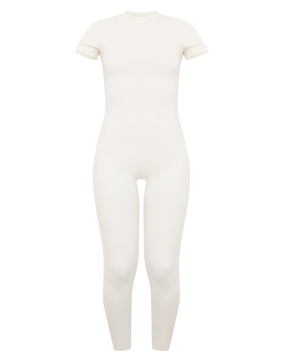 Bone Sculpt Short Sleeve Unitard - 4
