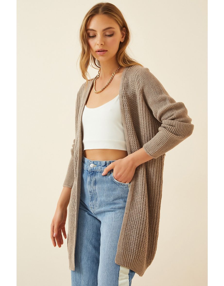 Cardigan - Brown - Regular fit