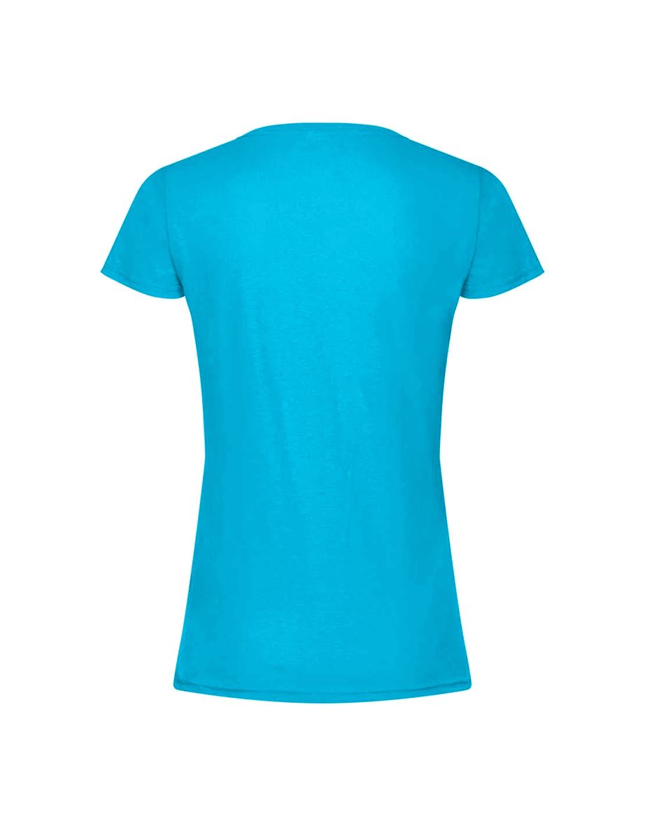 Fruit of the Loom Womens/Ladies Iconic T-Shirt - Azure Blue - 1