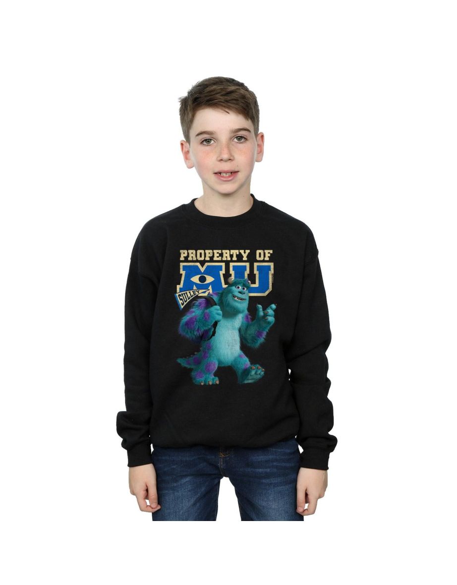 Disney Boys Monsters University Property Of MU Sulley Sweatshirt - Black