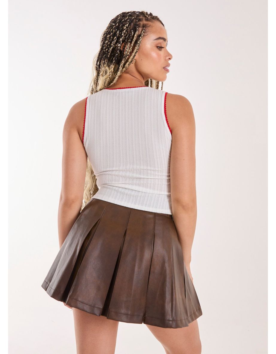Wild West Lace Detail Vest - 3