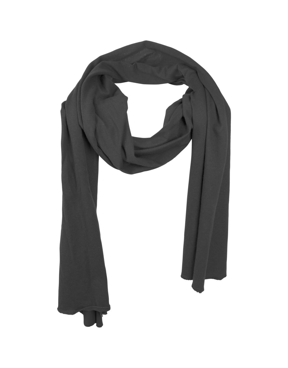 Adults Jersey Scarf - Black - 1
