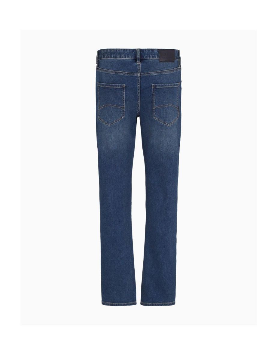 Ax 5 Pockets Slim Fit Jeans Blue Denim Dk