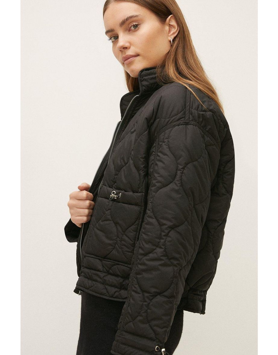 Oasis quilted jacket best sale