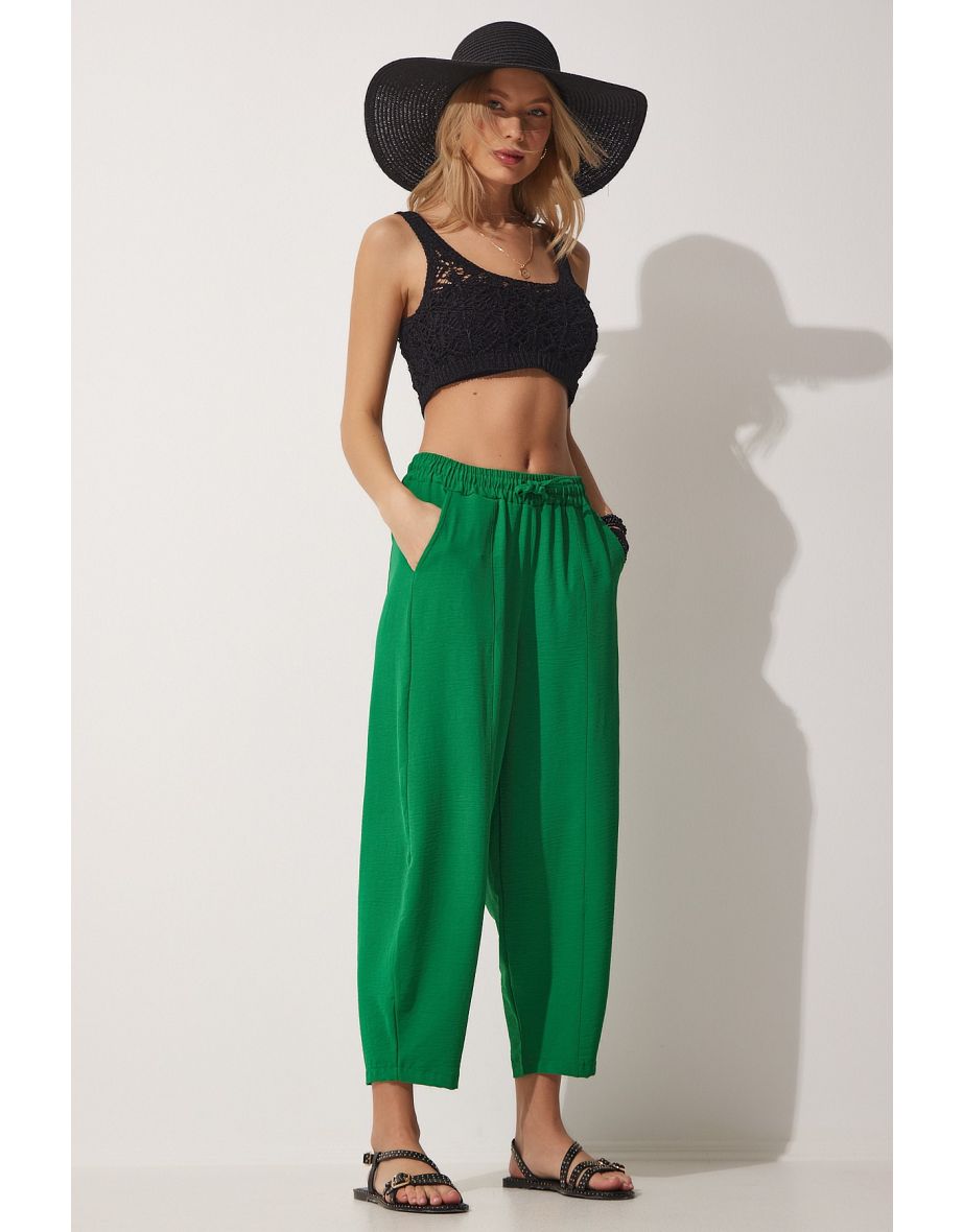 Pants - Green - Carrot pants
