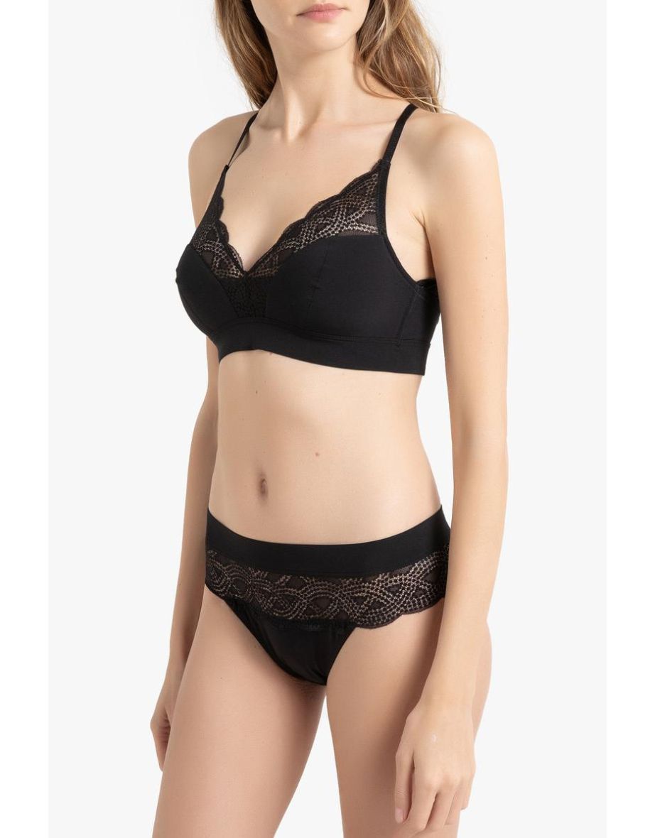 Non-Underwired Microfibre Bra