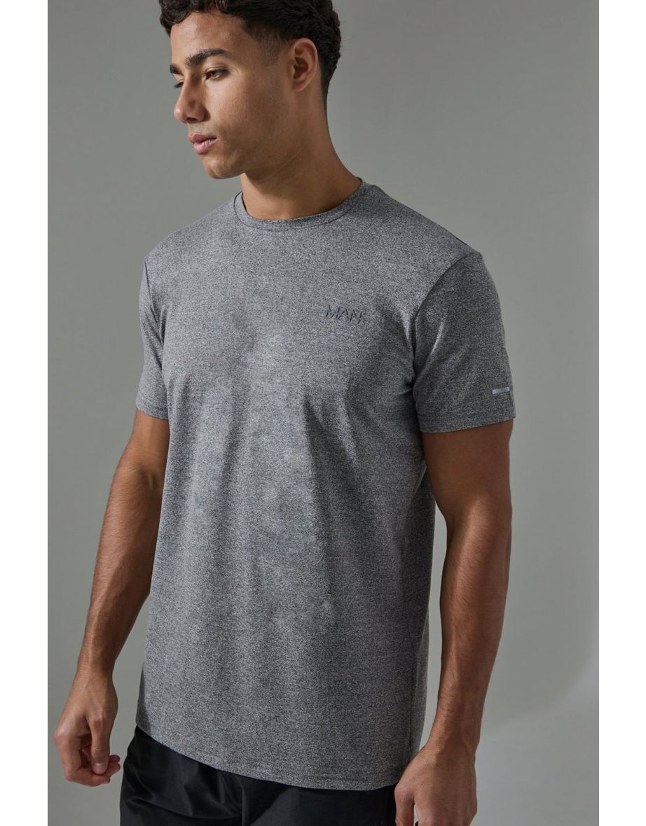 Man Active Regular Fit Performance Marl T-shirt
