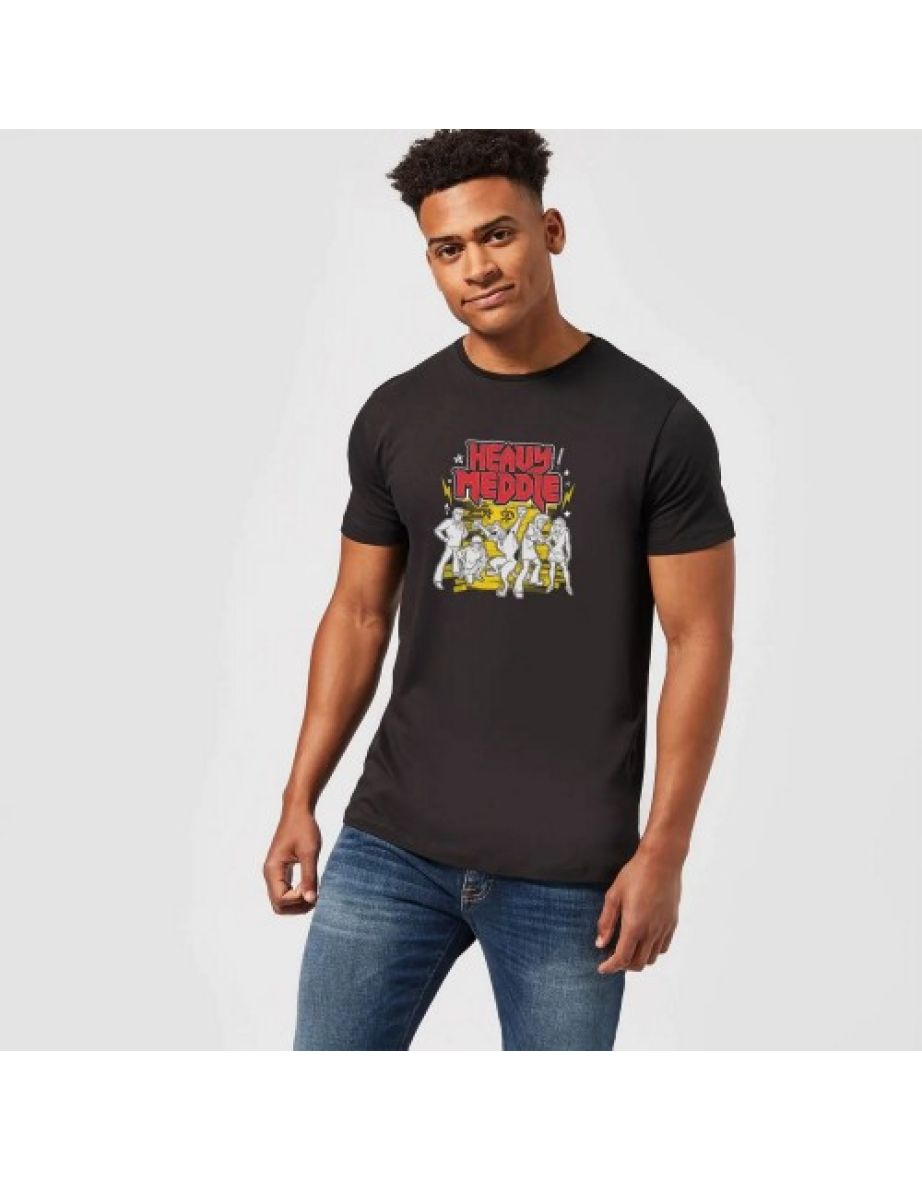 Scooby Doo Mens Heavy Meddle Cotton T-Shirt - Sports Grey - 2