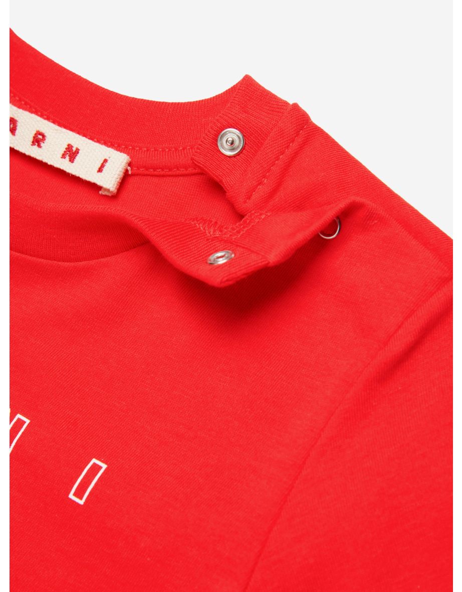 Baby Logo T-Shirt in Red - 3