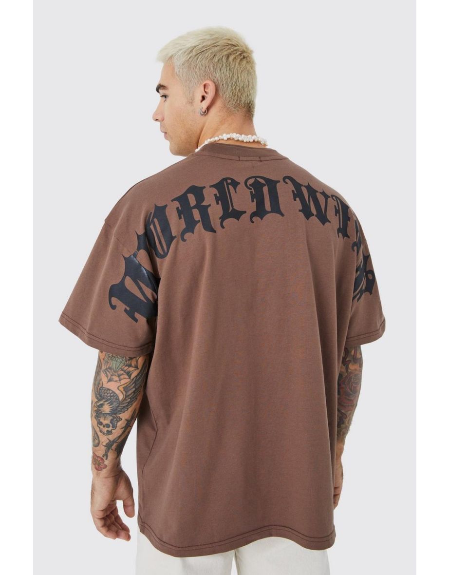 Oversize Heavy Large Text T-shirt