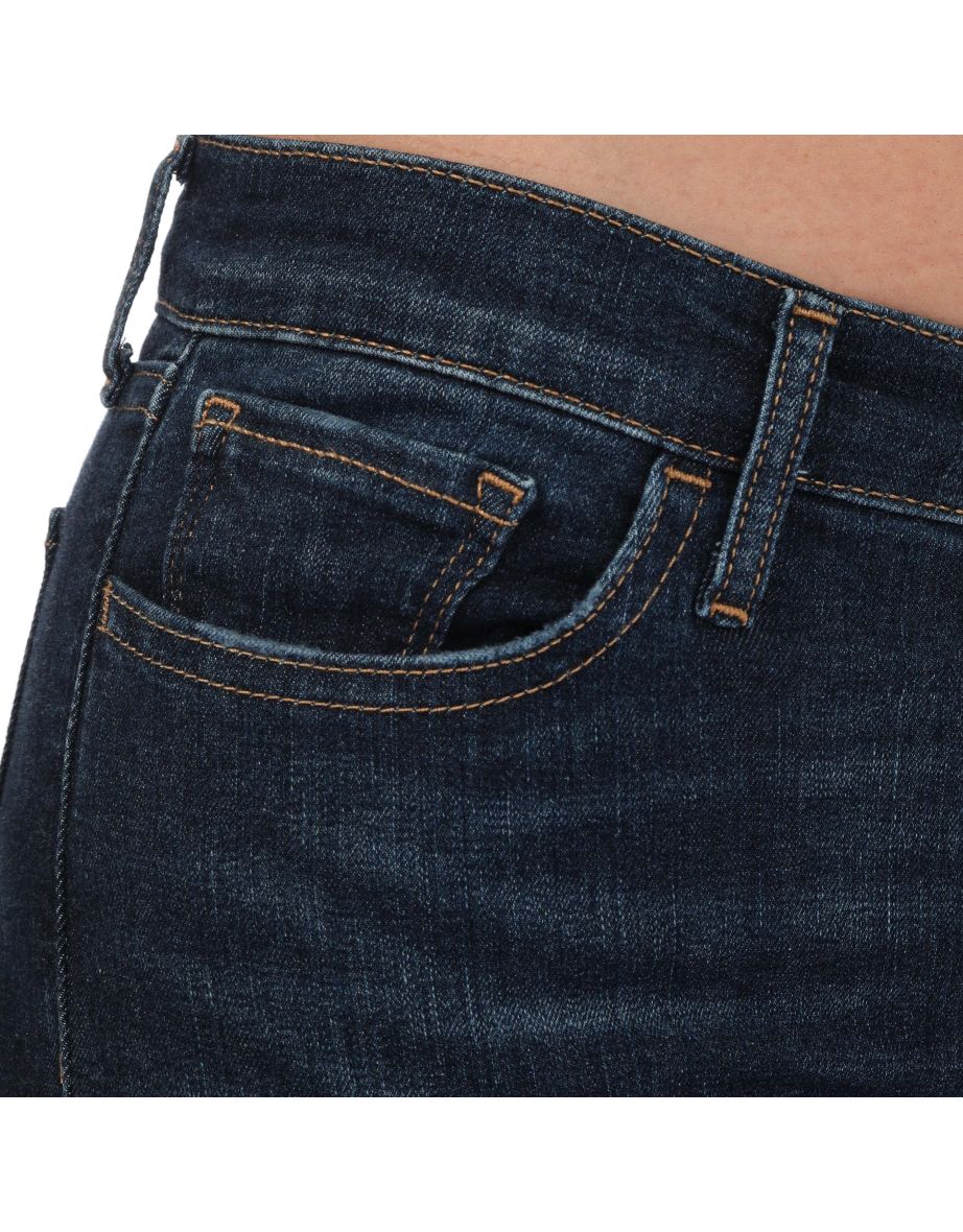 Women's Levis 710 Super Skinny Broke The Bar Jeans in Blue - 3