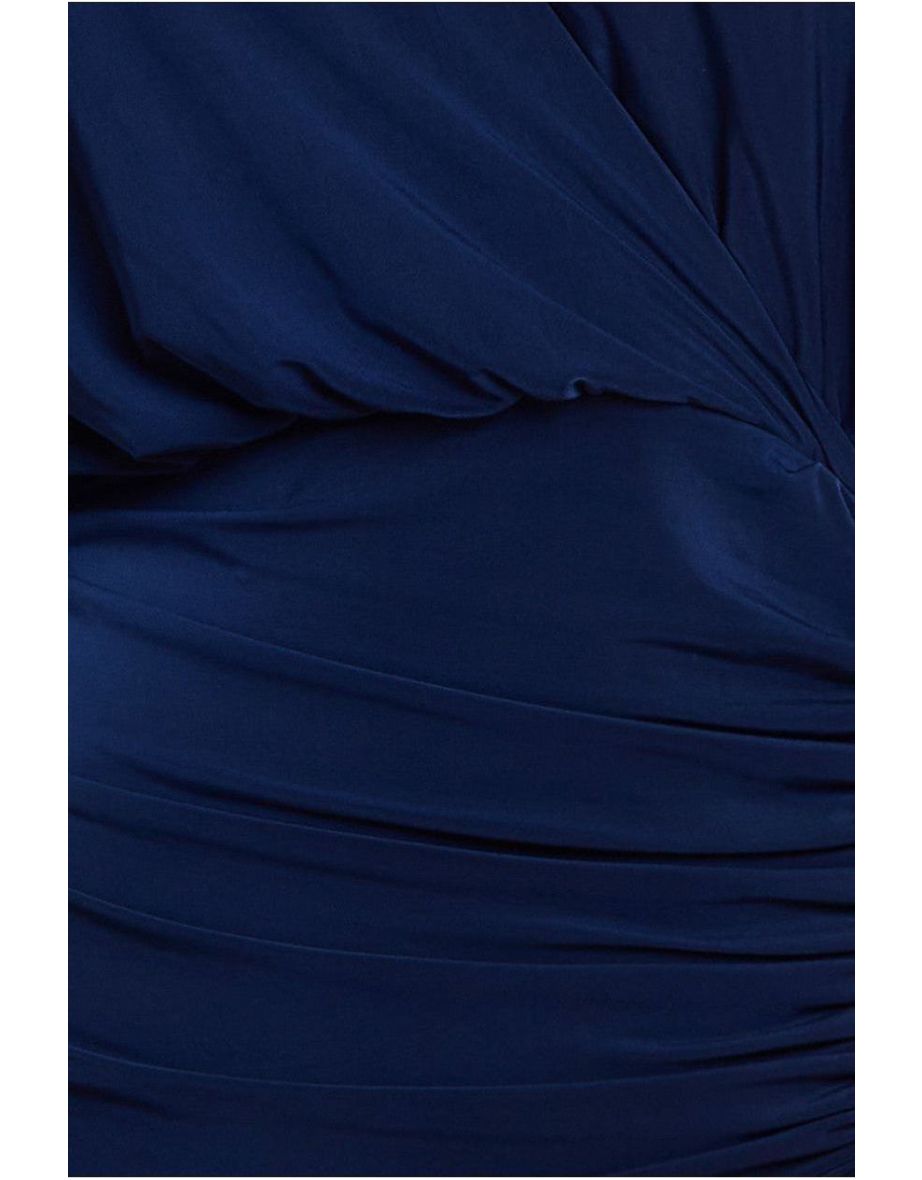 Goddiva Front Wrap Gathered Maxi Dress - 3